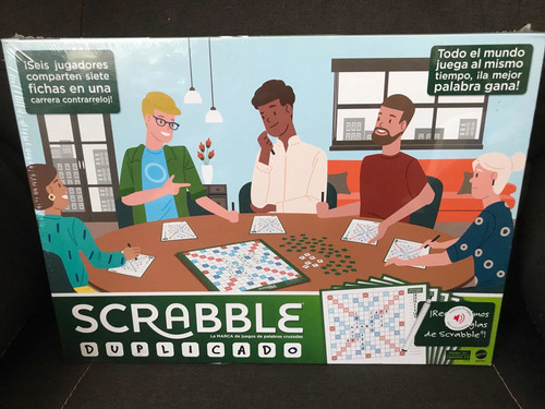 Juego De Mesa Scrabble Duplicado Mattel 2-6 Jugadores (Usado)