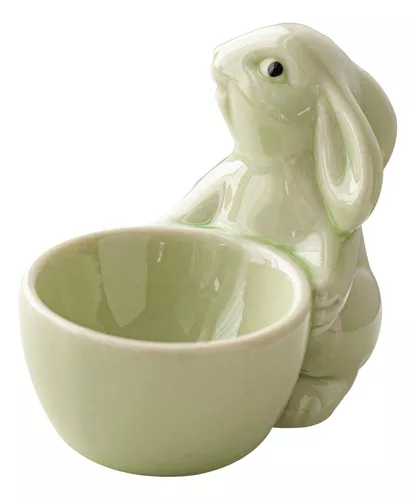 Huevera de Cerámica 4Pzs Soporte para Huevos 13,5 x 8 x 3,5 cm, Soporte para  Huevos Duros, Hueveras para Huevos Duros y Blandos, Huevera Porcelana  Decorativa, Taza para Huevos Pasados Por Agua 