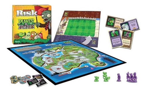 Juego De Mesa Risk Plants Vs. Zombies Usaopoly Con 2 Ejércit