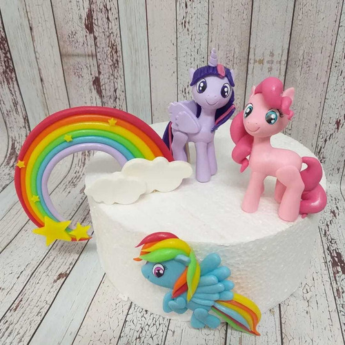 Adorno Torta My Little Pony Arcoiris 