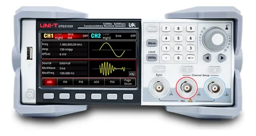 Uni-t Generador De Señales Arbitrarias 120mhz Utg2122x