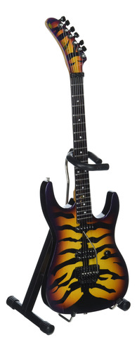 Hacha Cielo Gl-214 George Lynch Tigre Sunburst Mini Guitarra