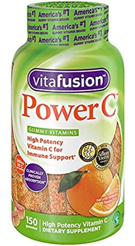 Vitafusion Power C, Vitaminas Gummy Para Adultos (150)