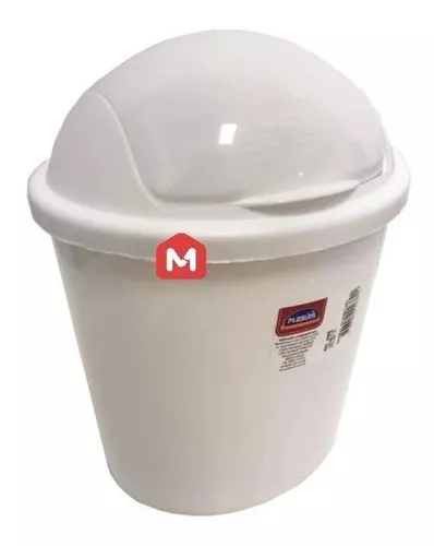 Tacho De Basura 2.6lt Plasutil Silmar Mesada Baño Habitacion