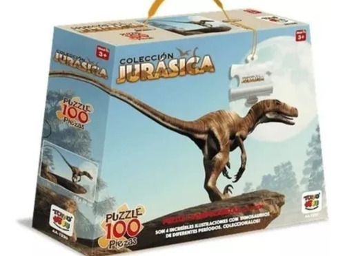 Puzzle Rompecabezas 100 Piezas Dinosaurios Deinonychus