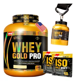 Whey Gold Pro - Level Pro 6.6 Libras + Envío Gratis