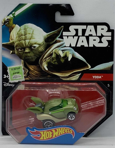 Yoda Hot Wheels Mattel Star Wars Disney