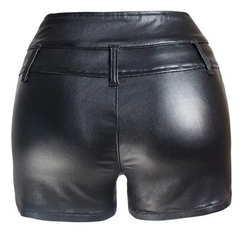 Short de piel mujer hotsell