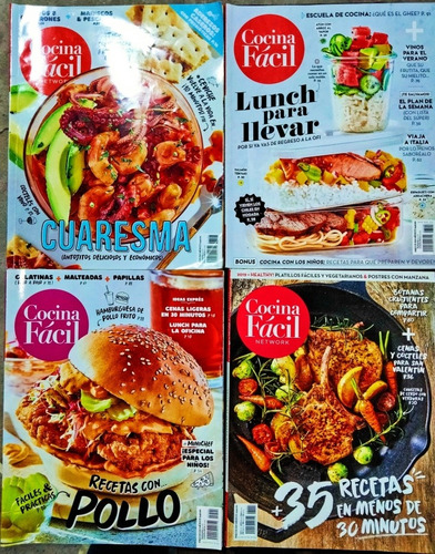 20 Revistas Diferentes De Cocina Fácil Network Televisa. (Usado)