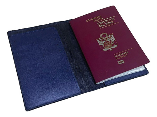 Porta Pasaporte De Cuero Personalizado ¡con Tu Nombre! 