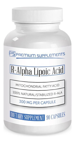 Acido R Alfa Lipoico 300mg 100% Natural Defensa Inmune 90cap