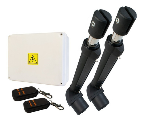 Kit Porton Automatico Batiente Motic 2 Hojas + 2 Controles