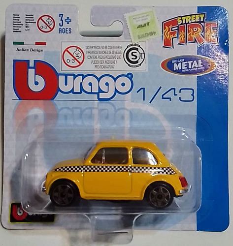 Fiat 500 Taxi Bburago 1:43 - Gianmm