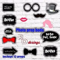 Comprar Kit Imprimible Photo Props Boda 2