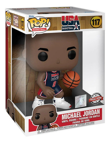Funko Pop Jumbo Nba - Michael Jordan (1992 Team Usa) #117