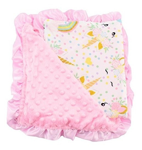 Manta Swaddle Baby Minky Dot Exclusiva Para Bebé Recién