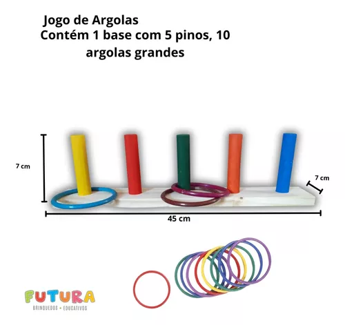 Kit jogos festa junina palhaço bocão pescaria E argolas caipira arraia em  Promoção na Americanas