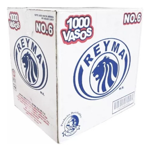 Caja De Vaso No 6 Reyma 1000 Piezas