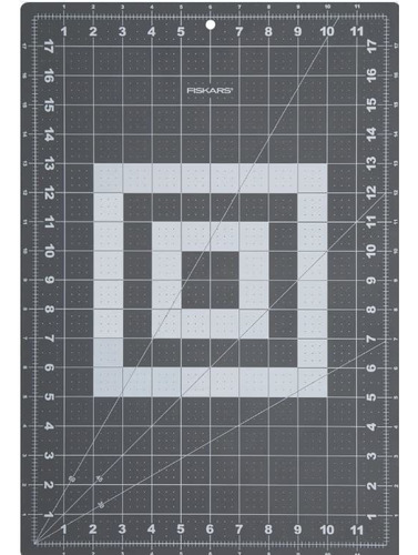 Fiskars Tapete De Corte, Giratorio, Autocicatrizable, Gris,.