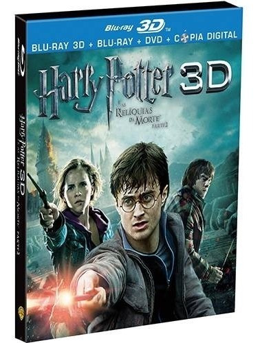 Blu-ray 3d + 2d Harry Potter E As Relíquias Da Morte Parte 2