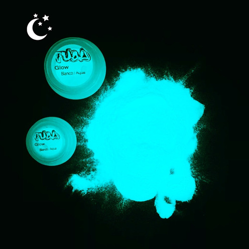 Glow In The Dark Fuba - Pigmento 2pzas De 50gr C/u Estandar