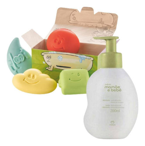 Natura Bebe Kit Loción Hidratante + Jabones Barra Mistureba