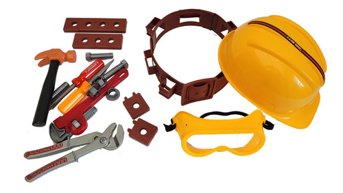 Kit De Ingeniero De Juguete Para Niños Herramientas Y Casco