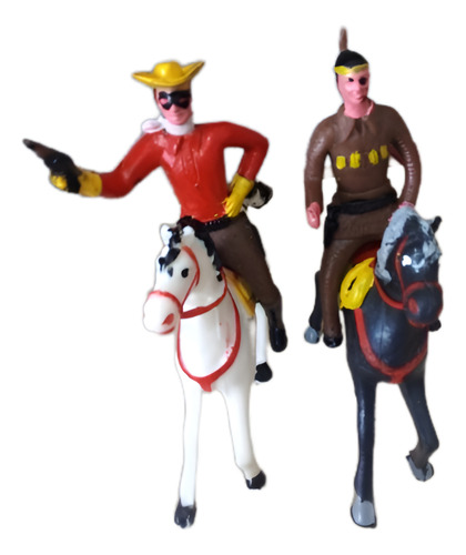 Llanero Solitario E Indio Con Caballos Alni Nuevos Retro