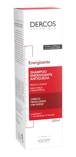 Imagem 2 de 3 de Dercos Shampoo Energizante Vichy - Queda E Enfraquecimento
