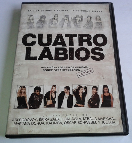 Ov7 Cuatro Labios Pelicula Dvd Made Mexico Carlos Marcovich