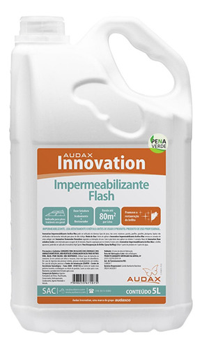 Innovation Cera Impermeabilizante Flash 5l Audax Rende Até