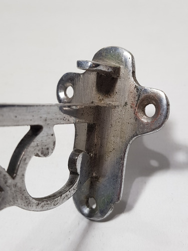 Imagen 6 de 8 de Antiguas Ménsulas Bronce Niquelado Baño Repisa Mag 59231
