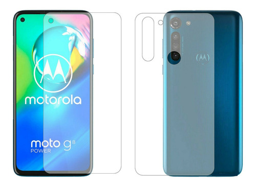 Protector Pantalla Y Trasero Hidrogel Motorola Moto G8 Power