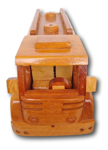 Carrinho Caminhão De Madeira Miniatura Decoração Ref. 0688