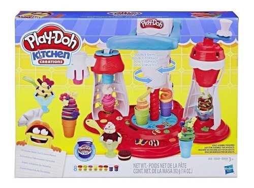 Play Doh Helados Fantásticos Original Con Accesorios Hasbro