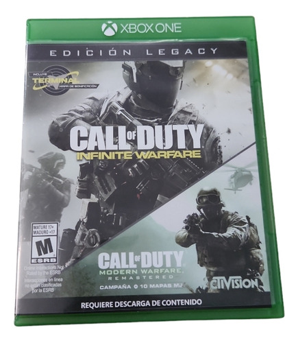 Call Of Duty Infinite Warfare Edición Legacy Xbox One Fisico (Reacondicionado)