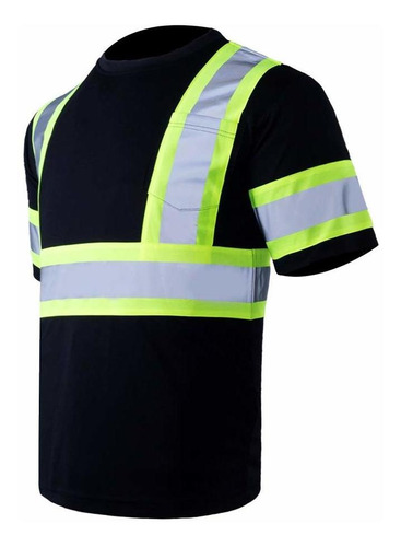 Vendace Men's High Vis Class 2 Safety T Shirt Ansi Reflectiv