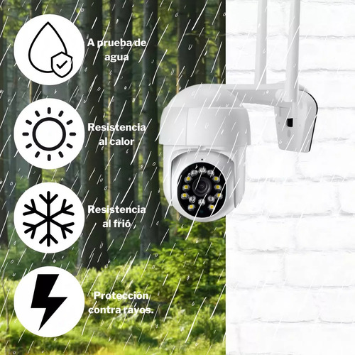 Camara De Seguridad Wifi Visión Nocturna Hd A Todo Color