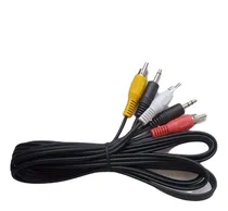 Comprar Cable Para Audio Y Video De 3,5mm A 3 Plug Rca De 1,8m Radox