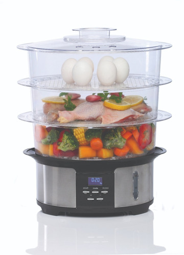 Imagen 6 de 7 de Vaporiera Liliana Digital Naturel 12 Litros 1050w