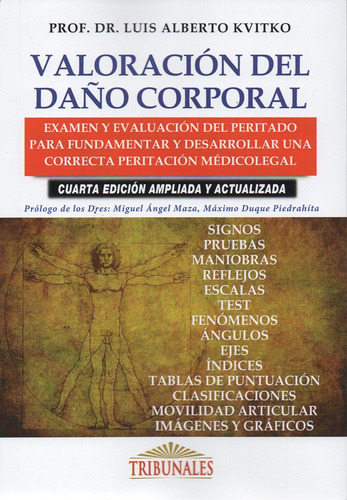 Valoracion Del Daño Corporal - Kvitko - Tribunales