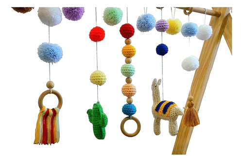 Gimnasio Bebe Nordico Montessori Madera Boca Juniors Crochet