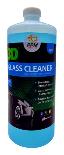 Limpiador De Vidrios Y Cristales 3d Glass Cleaner 32 Oz