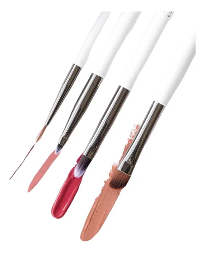 Kit Brochas Labios Y Lineas Mf Cosmetics Kit Delineado Color
