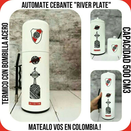 Automate Cebante Argentino Club River Plate  Termico 500cm3 