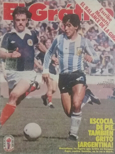 El Grafico 3113.maradona,escocia 1 Argentina 3,river 1 Boca0