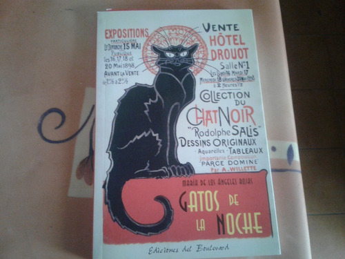 Libro Gatos De La Noche. María Ángeles Rojas. Ed. Boulevard