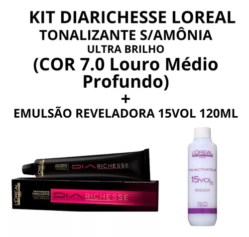 Tonalizante 7.0 Louro Profundo Diarichesse L'Oréal Professionnel