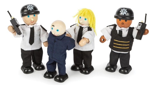 Bigjigs Toys Set De Policias