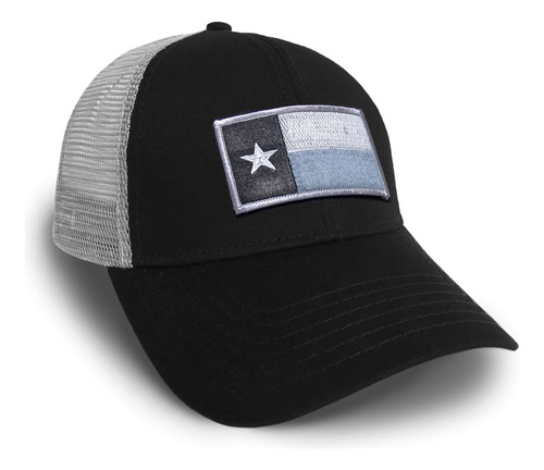 Gorra Con La Bandera De Texas Gorra De Béisbol Negra Y Gris 